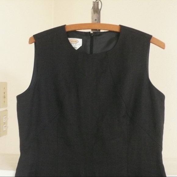 NWT Talbots Black Linen Sheath Dress best back for work - Picture 3 of 7